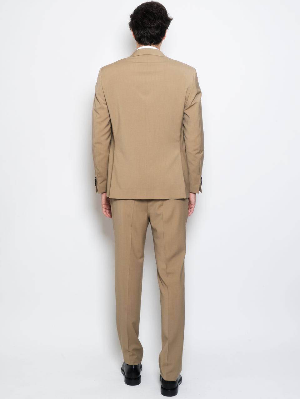 PAOLONI Completo in Fresco Lana Archivio Beige In Saldo