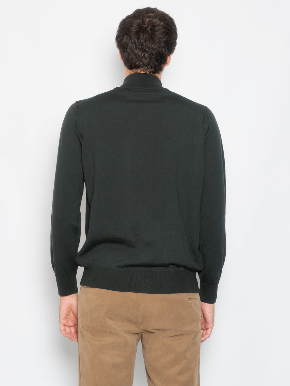 ALPHA STUDIO Cardigan con Bottoni in Merinos Selva Qualità
