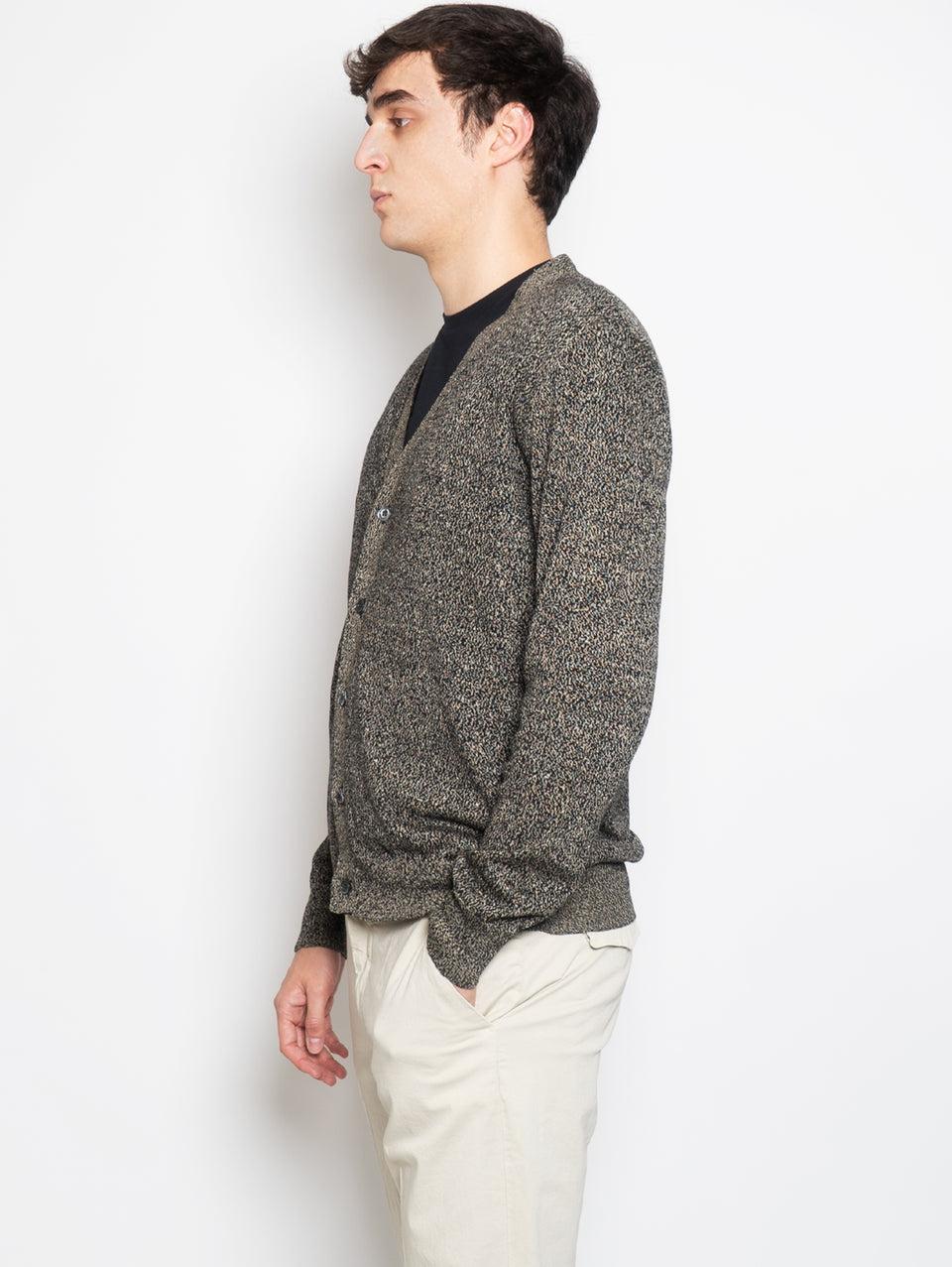 BARENA VENEZIA Cardigan Mélange Nero Acquista Ora