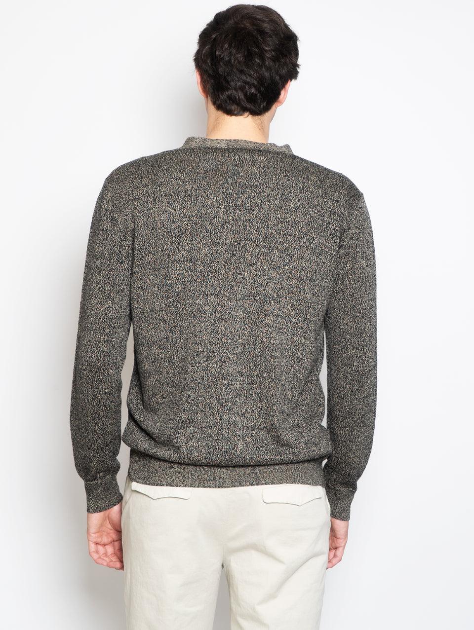 BARENA VENEZIA Cardigan Mélange Nero Acquista Ora