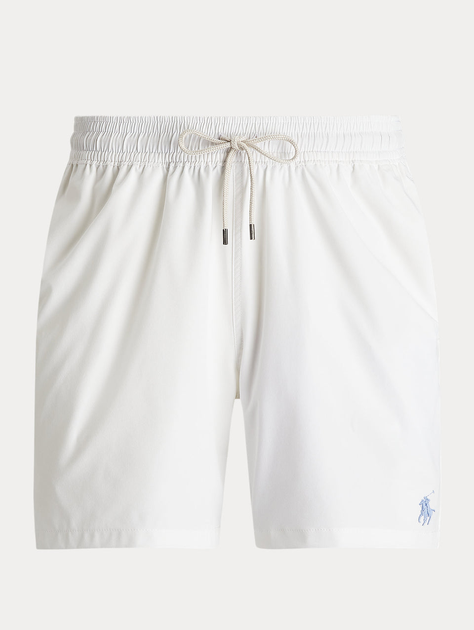 RALPH LAUREN Boxer da Mare Tinta Unita Traveler Bianco Affare Del Giorno