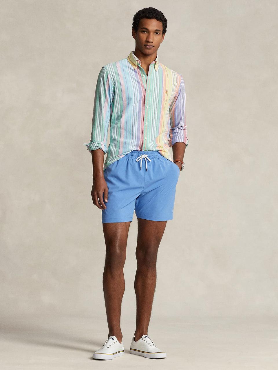 RALPH LAUREN Boxer da Mare Stretch Blu Convenienza