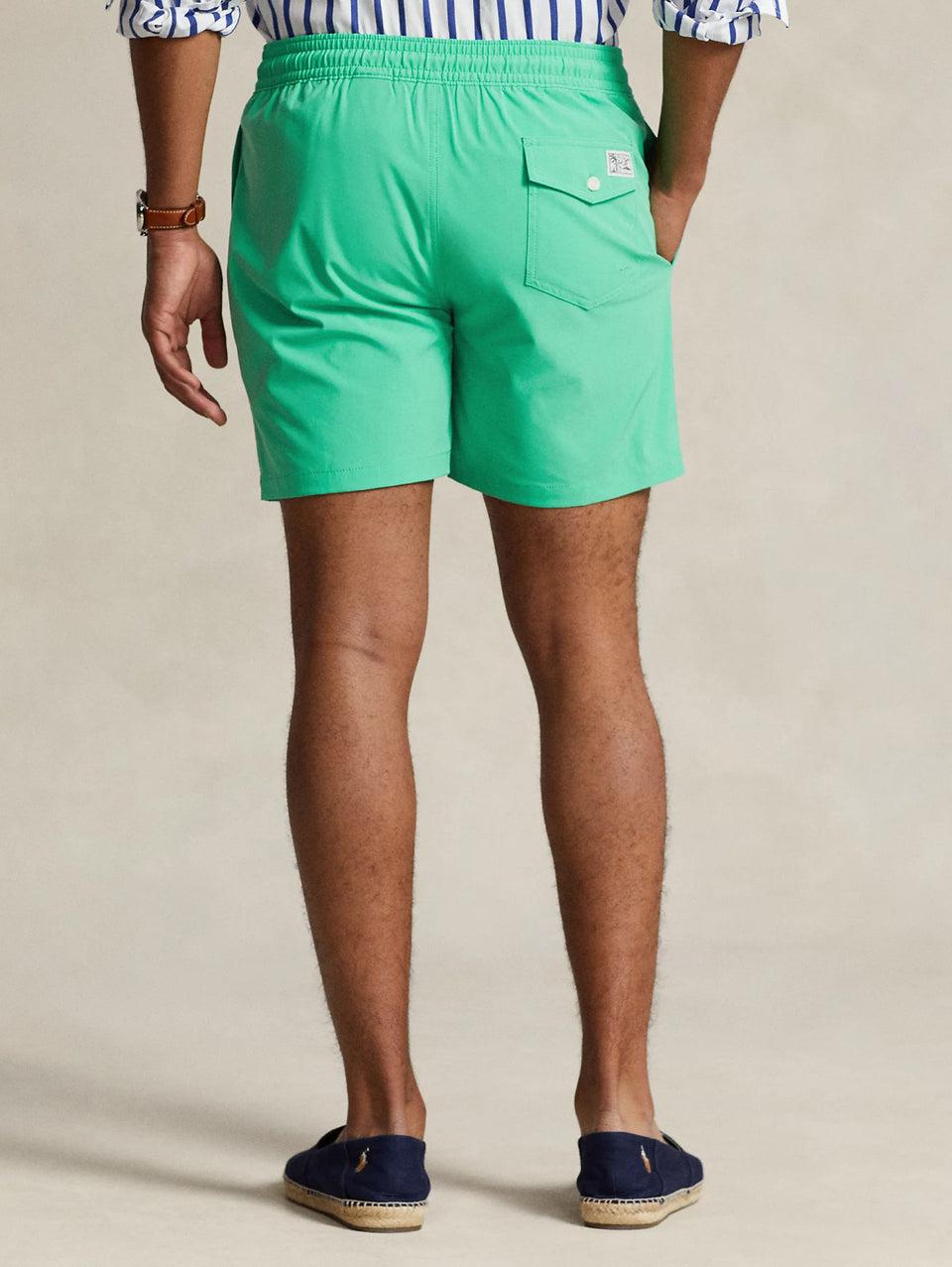 RALPH LAUREN Boxer da Mare Stretch Verde Menta Novità