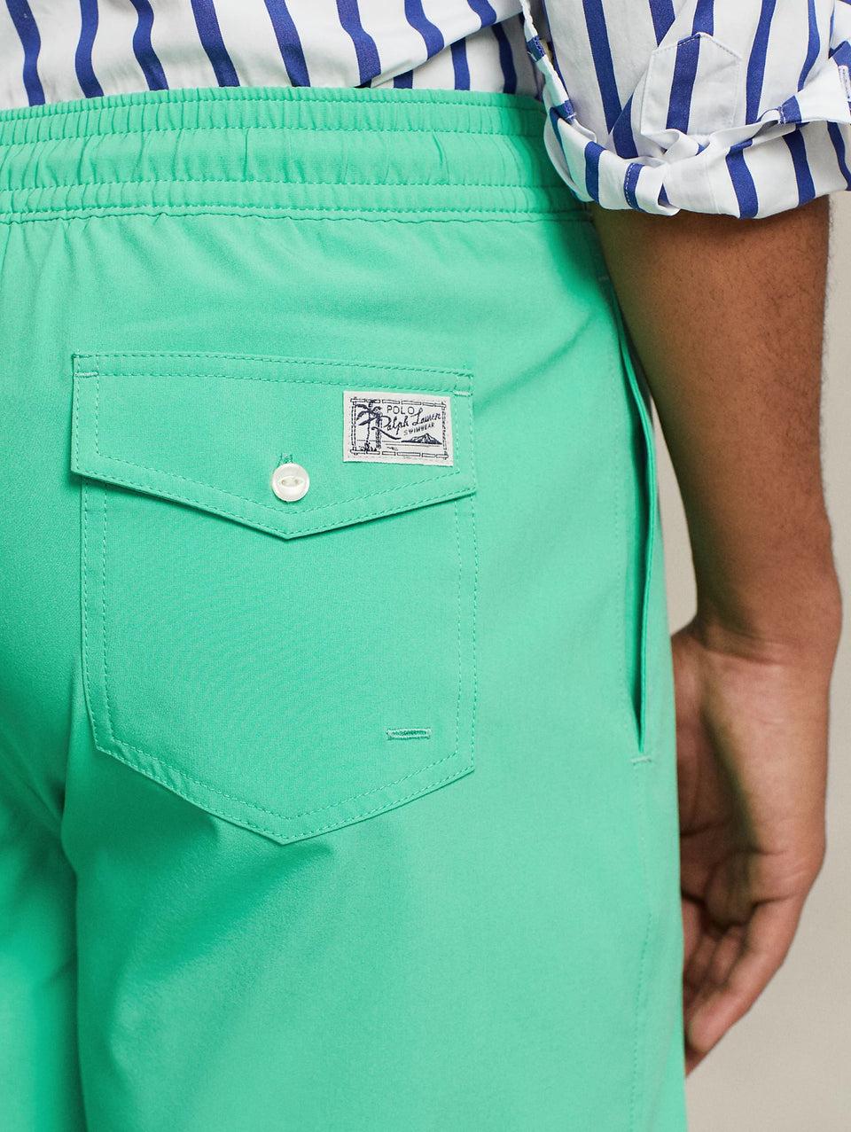 RALPH LAUREN Boxer da Mare Stretch Verde Menta Novità