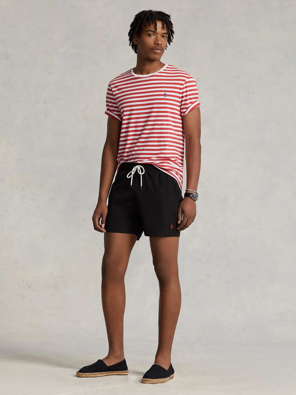 RALPH LAUREN Boxer da Mare Stretch Nero Presa