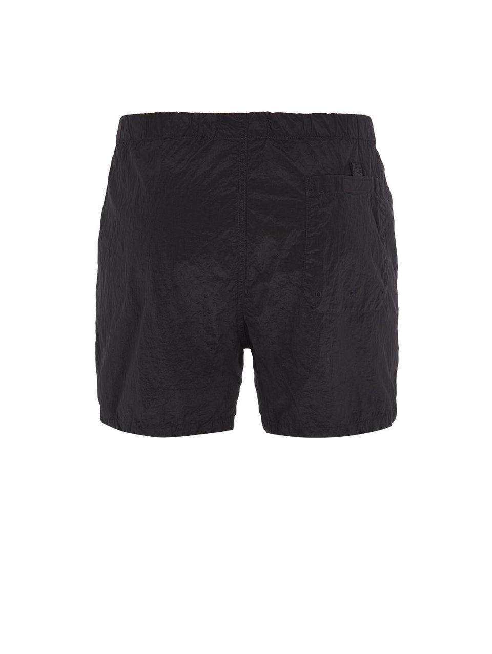 STONE ISLAND Costume da Bagno in Nylon Metal Tinto Nero Economico