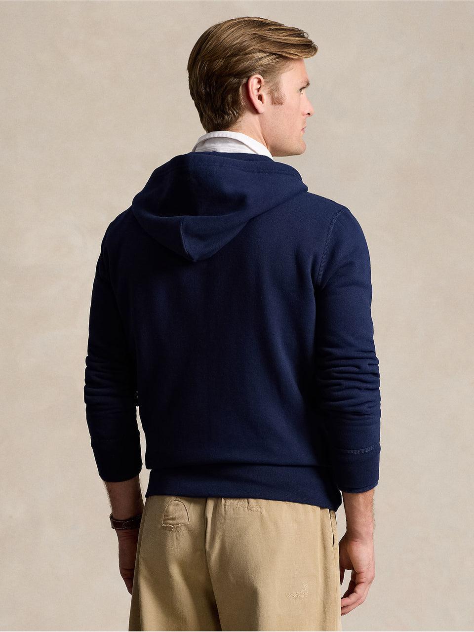 RALPH LAUREN Felpa con Cappuccio Blu Fino al 65% di sconto