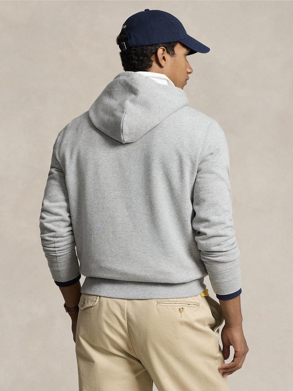 RALPH LAUREN Felpa con Cappuccio Grigio Convenienza