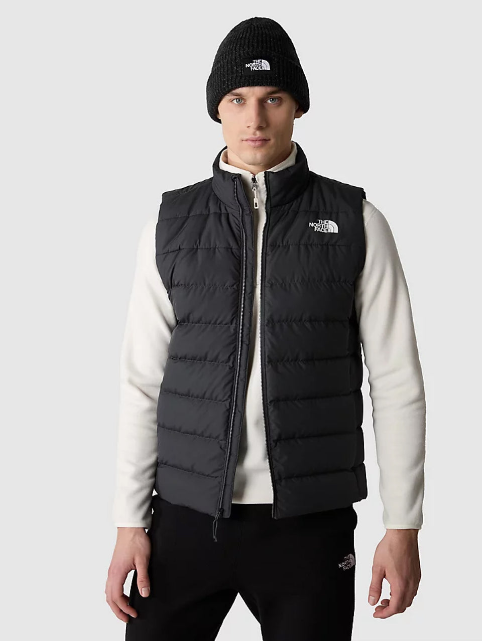 THE NORTH FACE Gilet con Cappuccio in Piuma Aconcagua Nero Qualità Garantita
