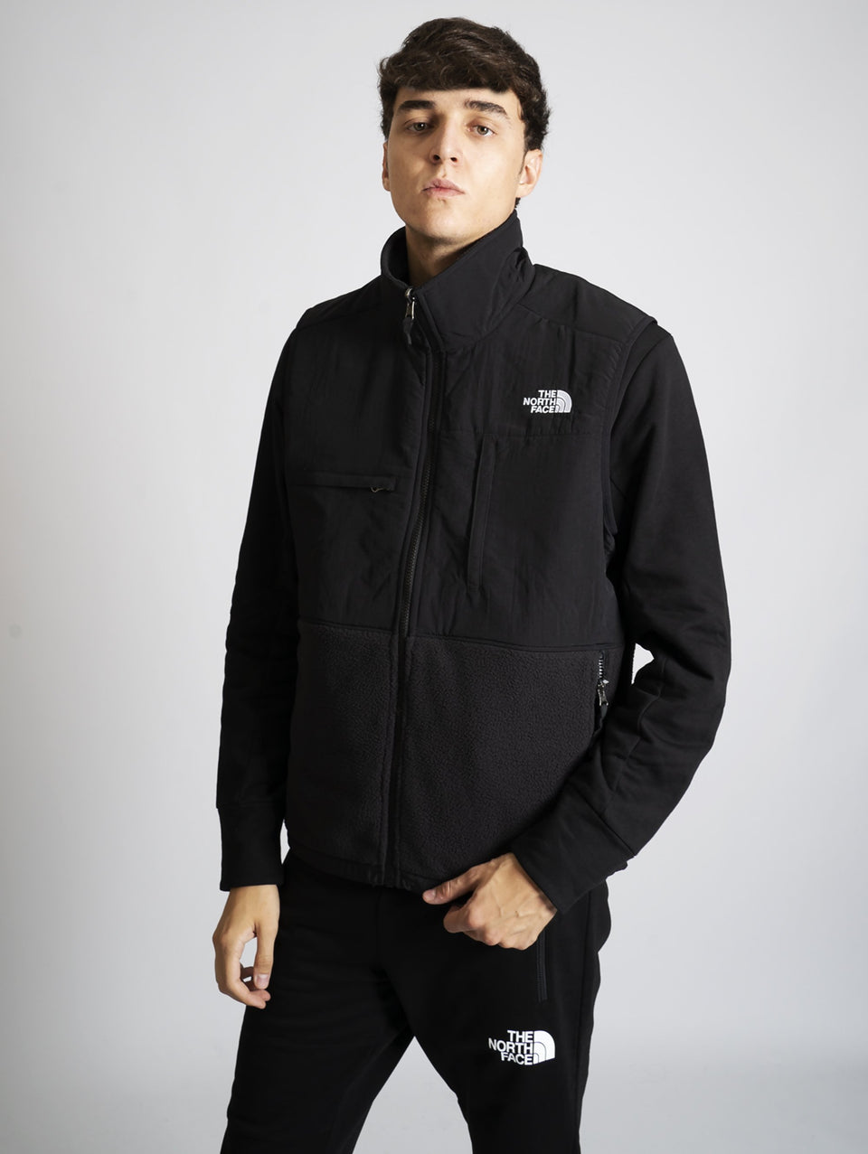 THE NORTH FACE Gilet in Pile Nero Consegna Veloce