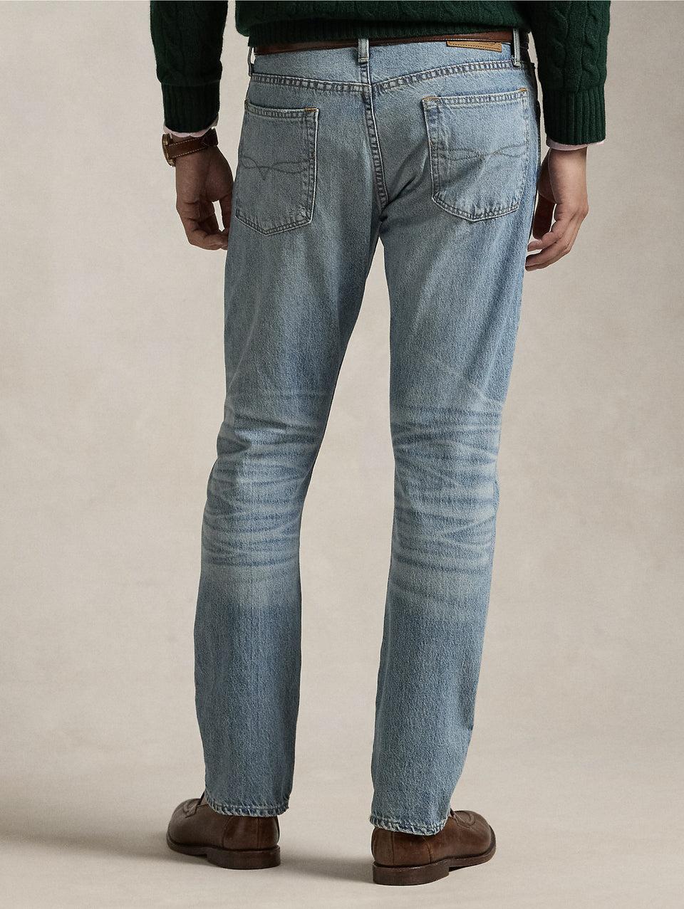 RALPH LAUREN Jeans Parkside con Effetto Invecchiato Blu Outlet