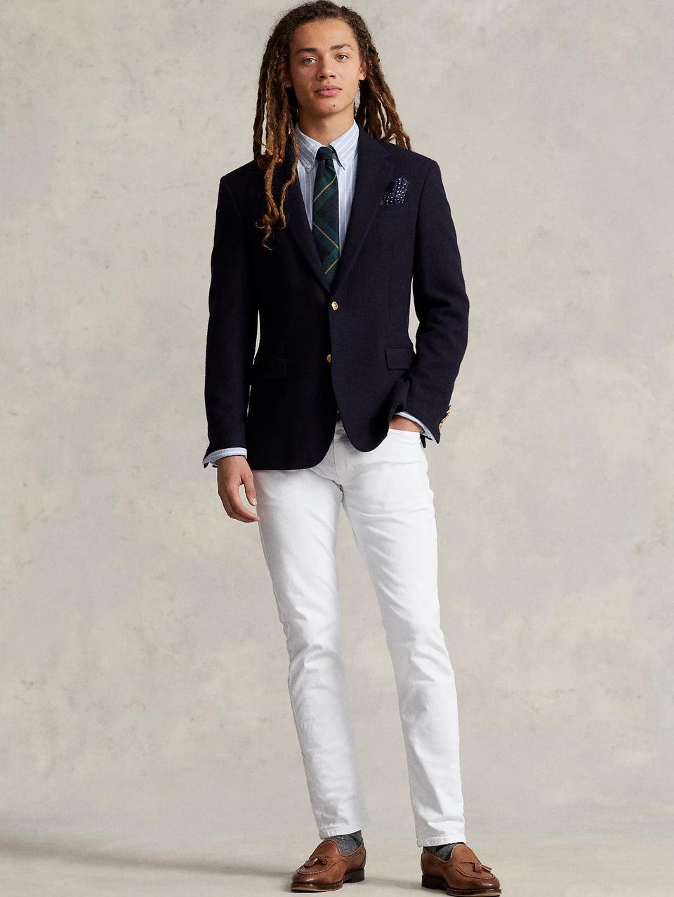 RALPH LAUREN Jeans Sullivan in Cotone Bull Slim Fit Bianco Hotsell