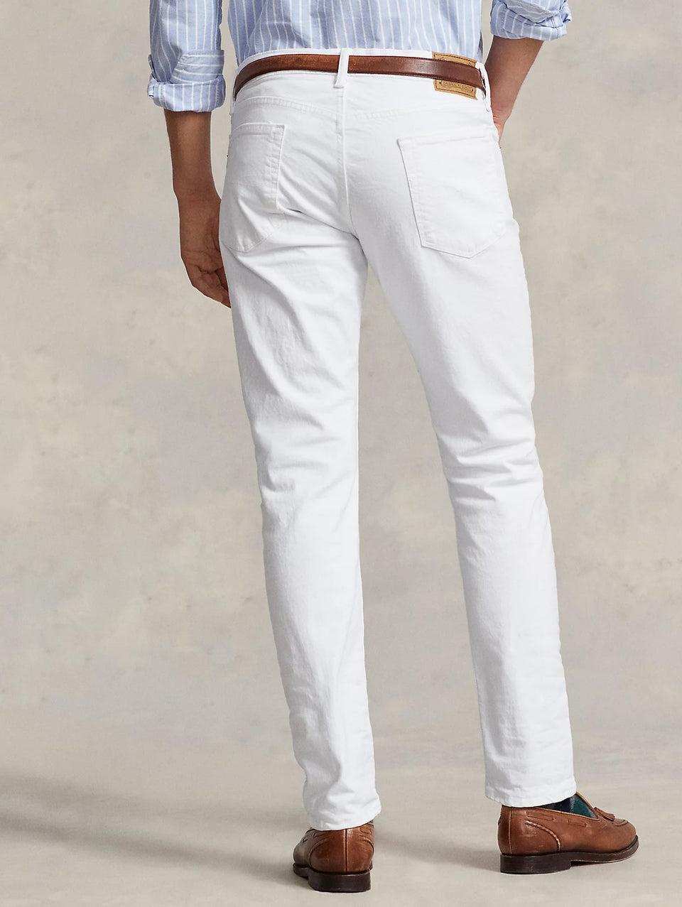 RALPH LAUREN Jeans Sullivan in Cotone Bull Slim Fit Bianco Hotsell