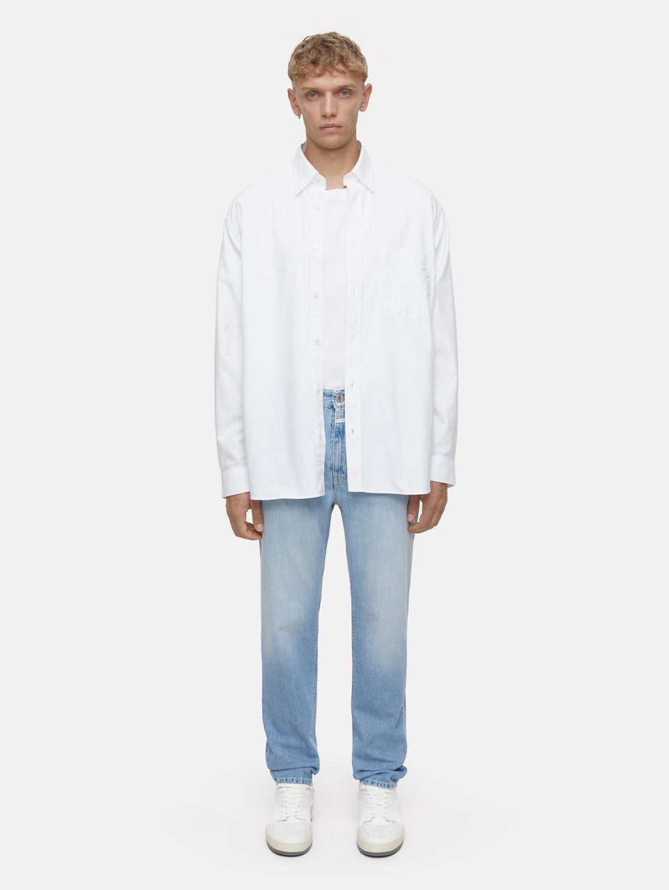 CLOSED Jeans Regular Gamba Dritta Cooper True Celeste Vendita Calda
