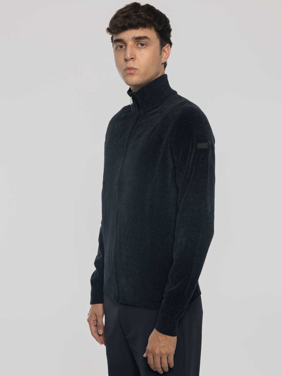 RRD Cardigan in Ciniglia Rasata Blu 2025