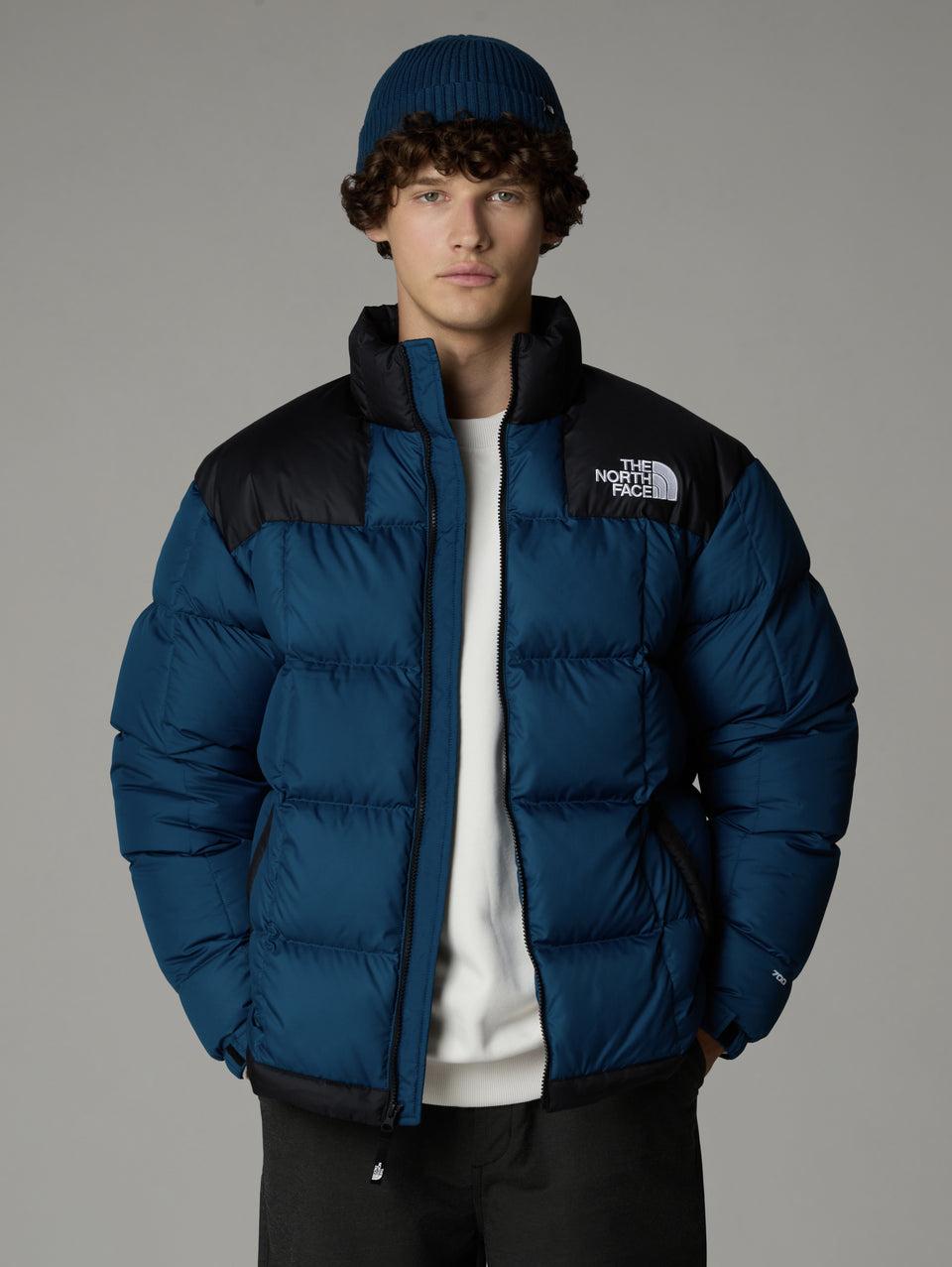 THE NORTH FACE Giaccone Corto Trapuntato in Piuma Lhotse Petrolio Promozione Limitata