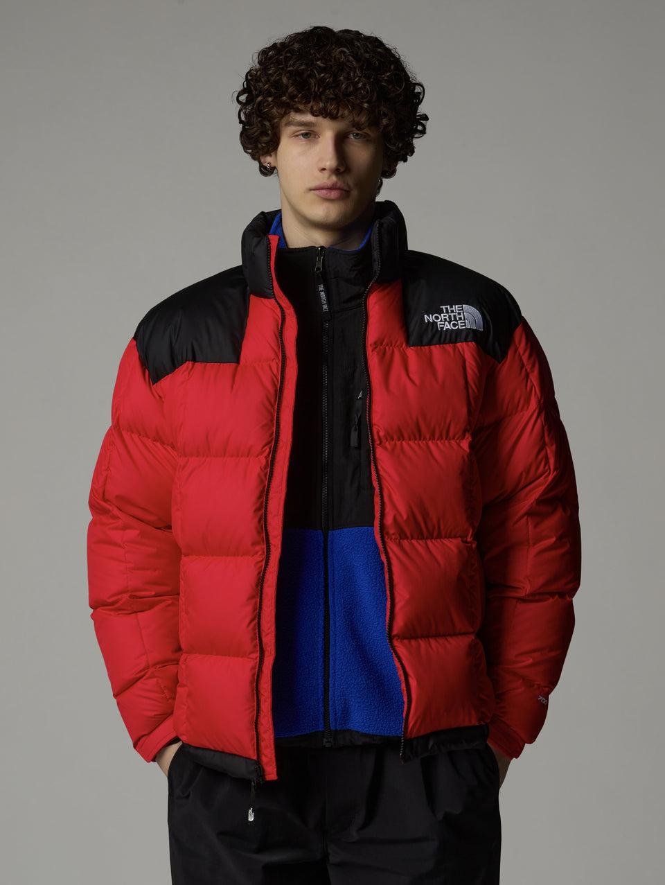 THE NORTH FACE Giaccone Corto Trapuntato in Piuma Lhotse Rosso Sconto
