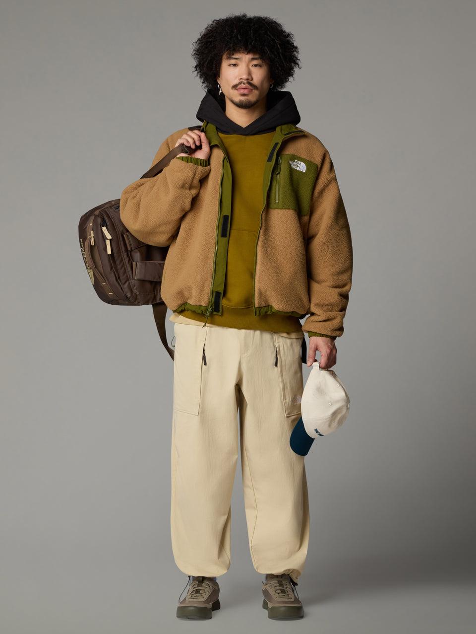 THE NORTH FACE Giacca da Uomo in Pile Reversibile Yumiori Beige/Verde Saldi