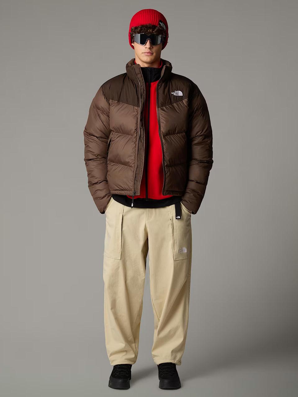 THE NORTH FACE Piumino Squadrato Saikuru da Uomo Marrone Vendita Calda