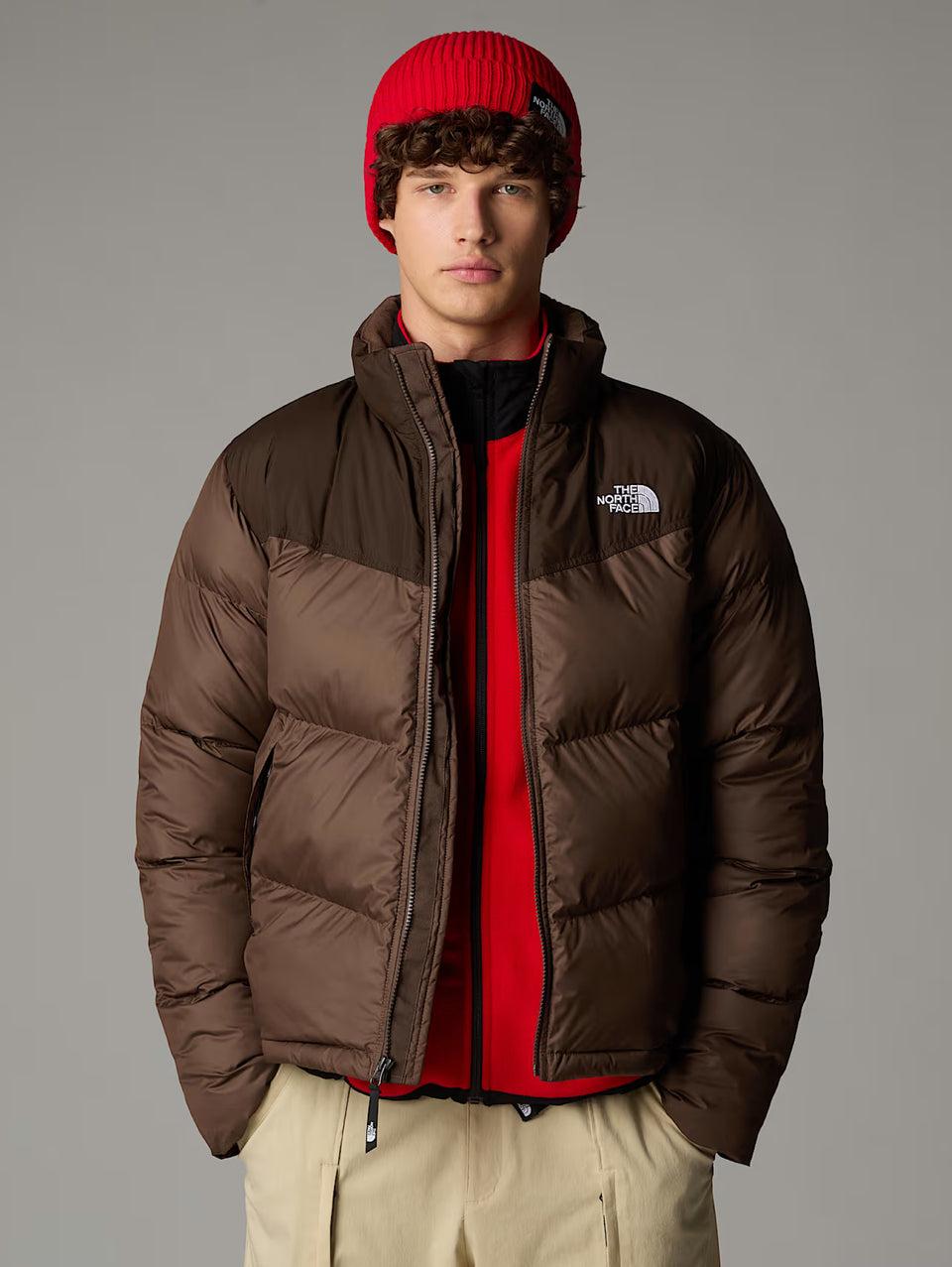 THE NORTH FACE Piumino Squadrato Saikuru da Uomo Marrone Vendita Calda