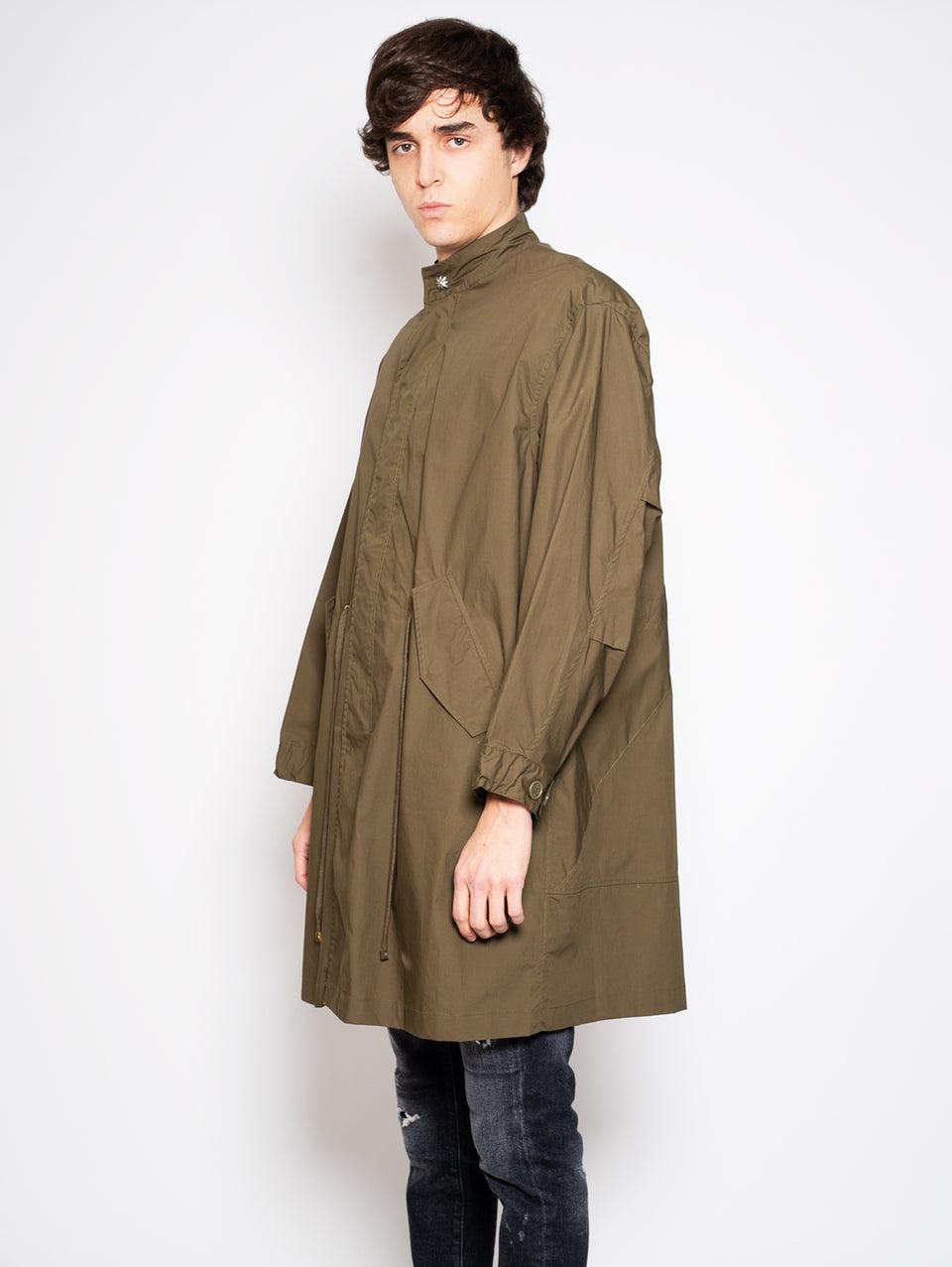 JOHN RICHMOND Parka Oversize Verde Nuova