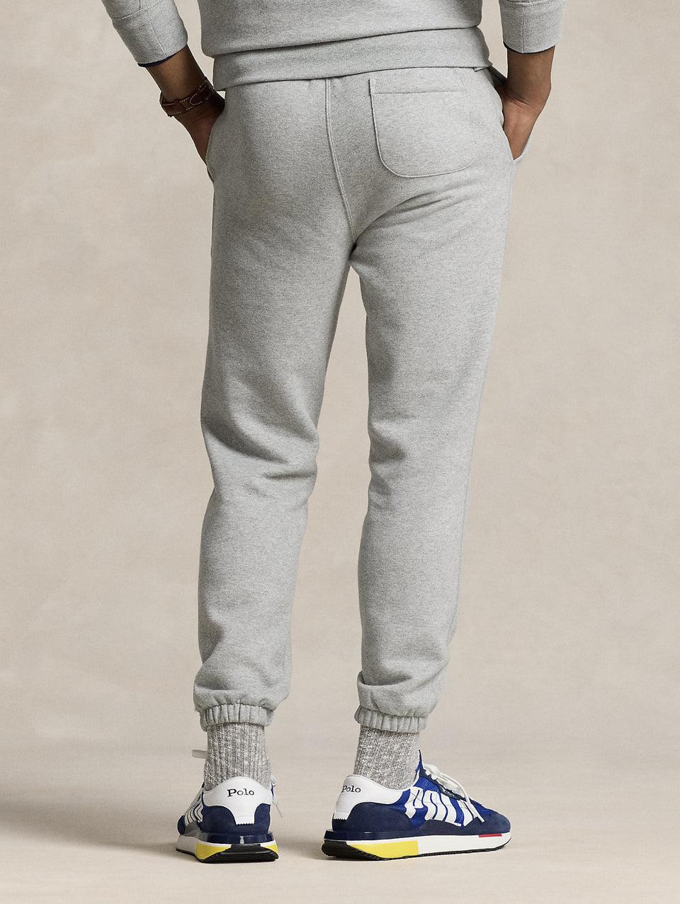 RALPH LAUREN Pantaloni Joggers in Misto Cotone Grigio 2025