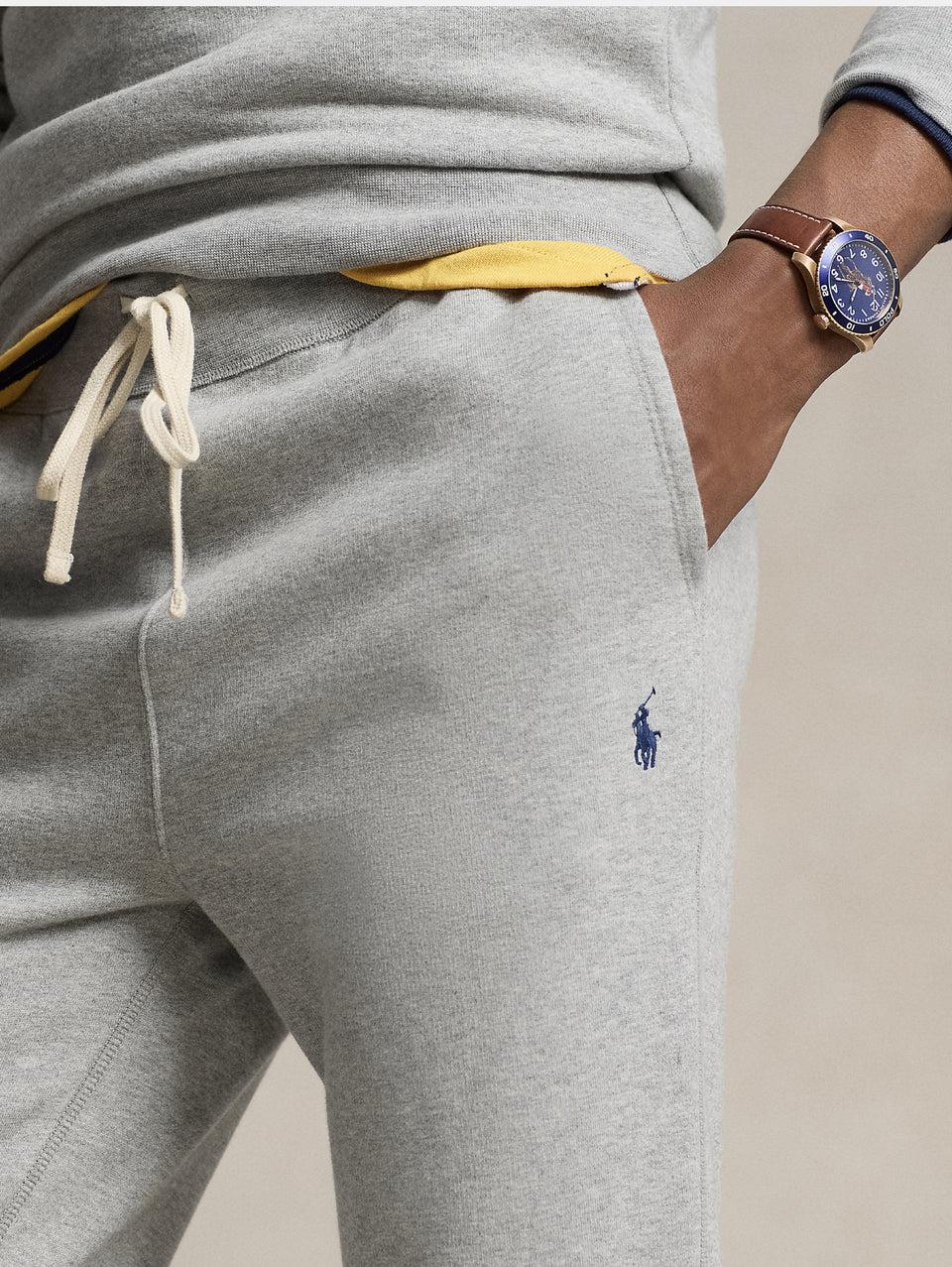 RALPH LAUREN Pantaloni Joggers in Misto Cotone Grigio 2025