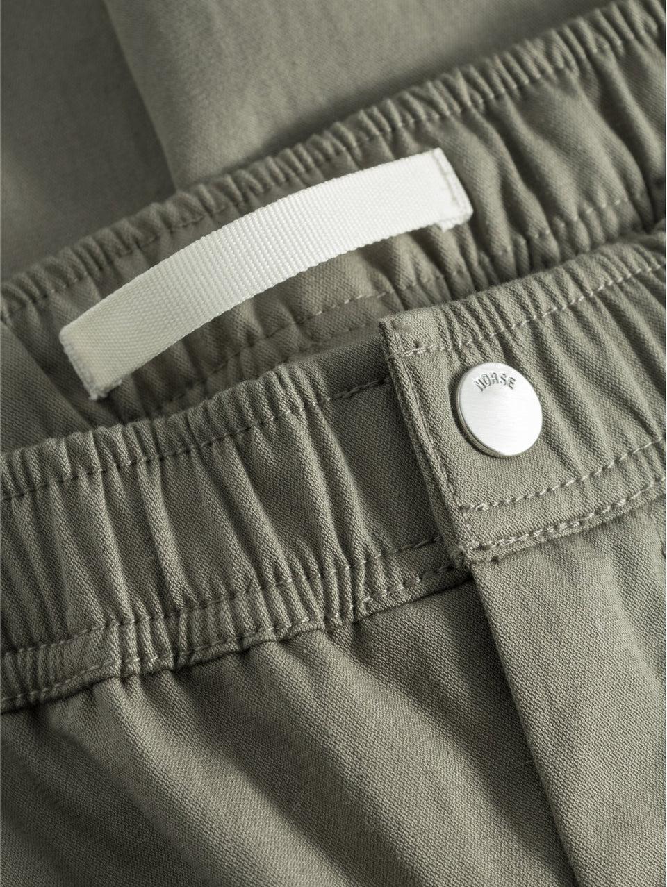 NORSE PROJECTS Pantaloni con Coulisse in Micro Twill Verde Spedizione Gratuita
