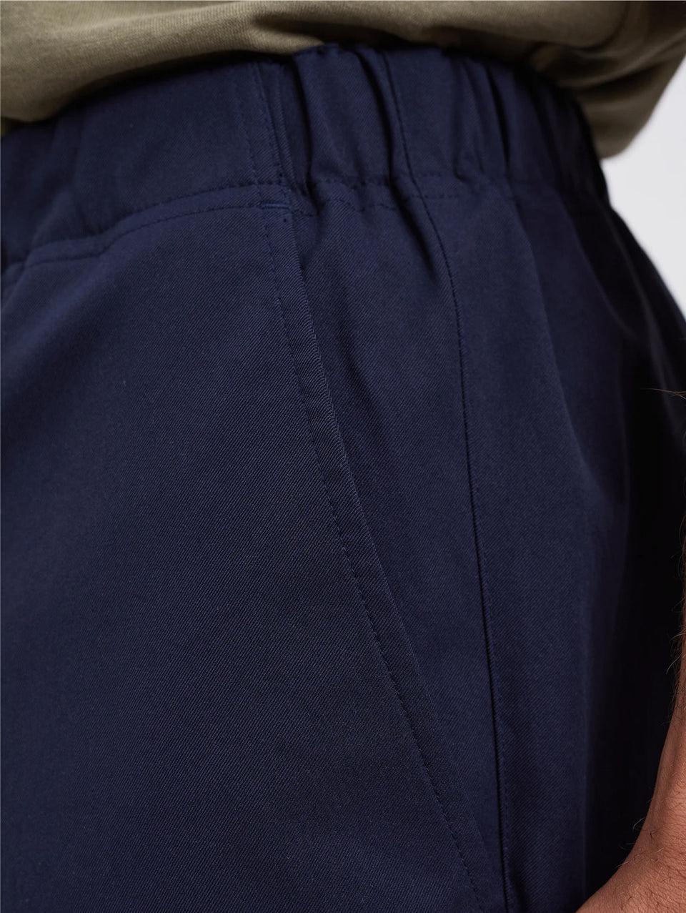 NORSE PROJECTS Pantaloni in Solotex con Elastico in Vita Blu Soddisfazione Garantita