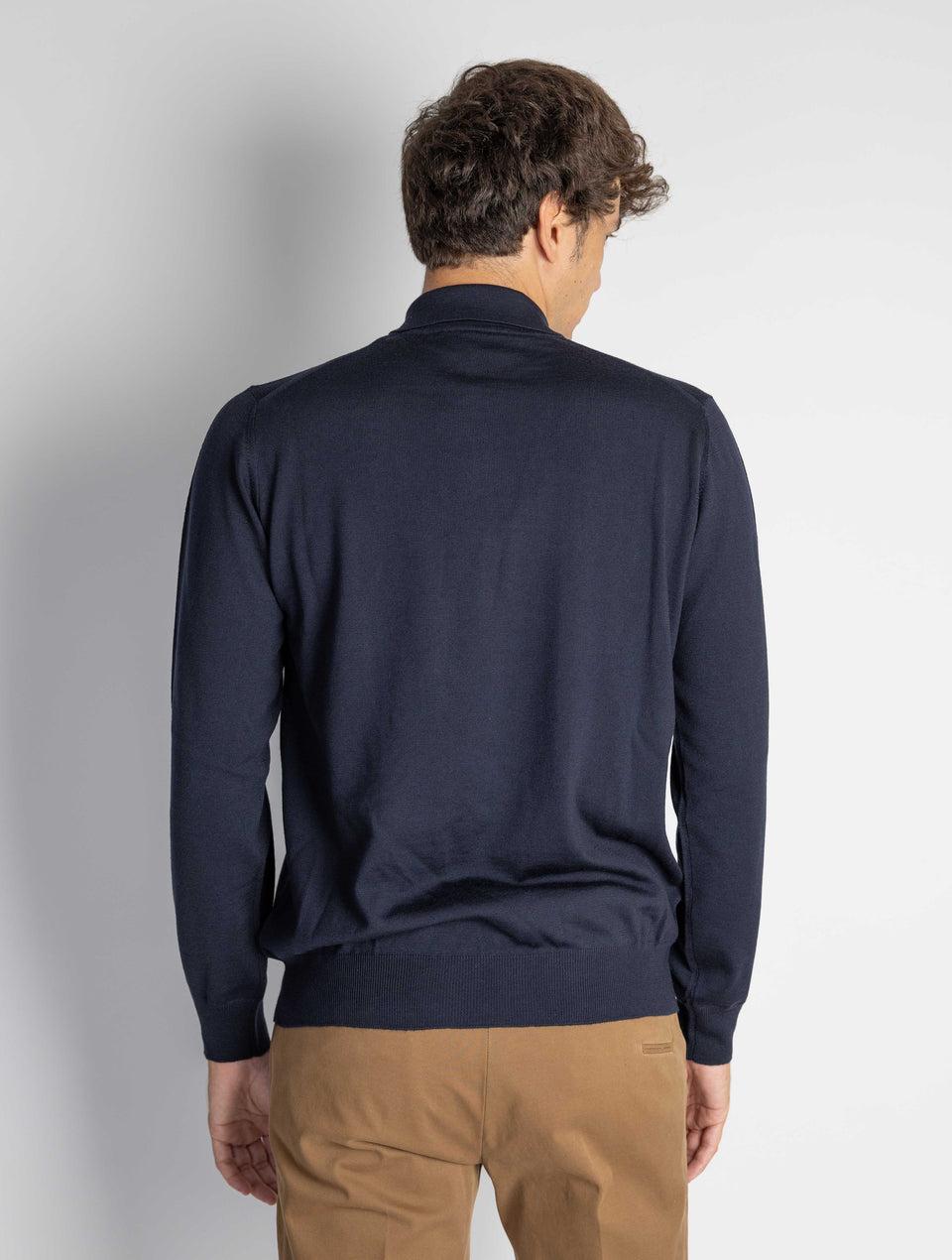 ALPHA STUDIO Polo Manica Lunga Blu Shopping Online