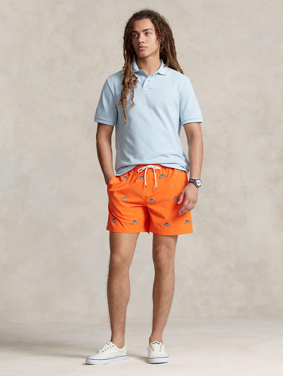 RALPH LAUREN Polo in Mesh Slim Fit Blu Cielo Convenienza