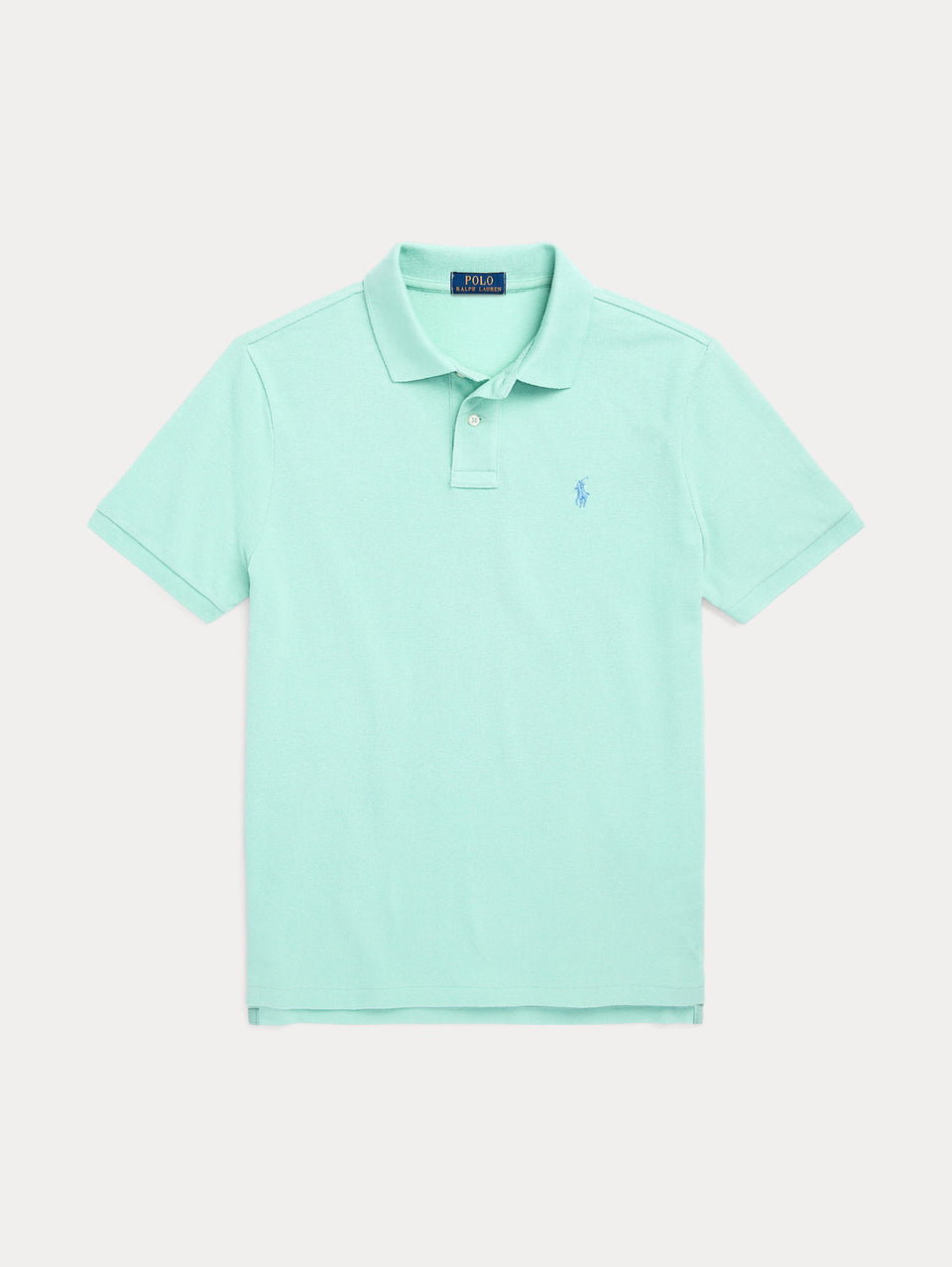RALPH LAUREN Polo in Mesh Slim Fit Acqua Novità