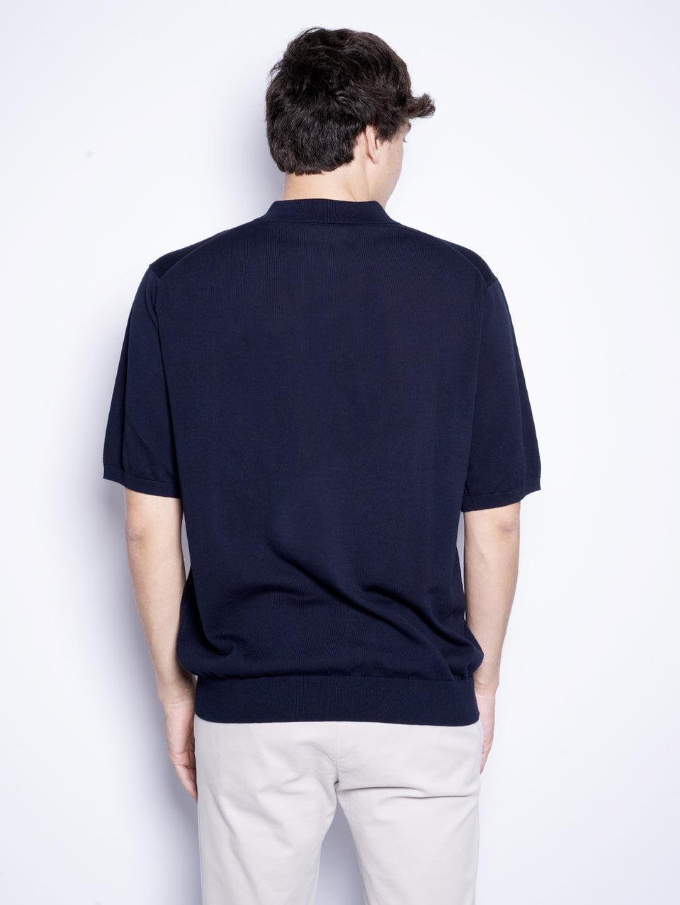 CLOSED Polo in Cotone Extrafine Blu Notte Offerta