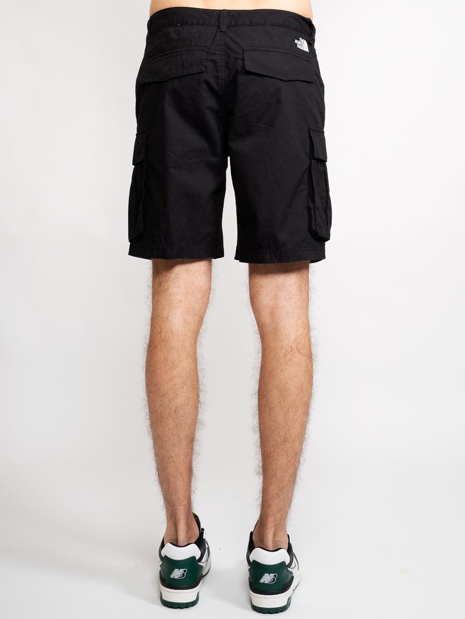 THE NORTH FACE Shorts Cargo in Cotone Ripstop Nero In Saldo
