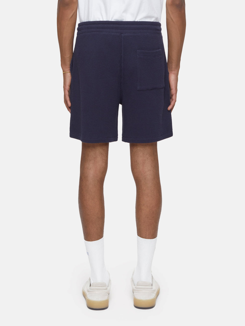 CLOSED Pantaloncini in Maglia Waffle Blu Italy