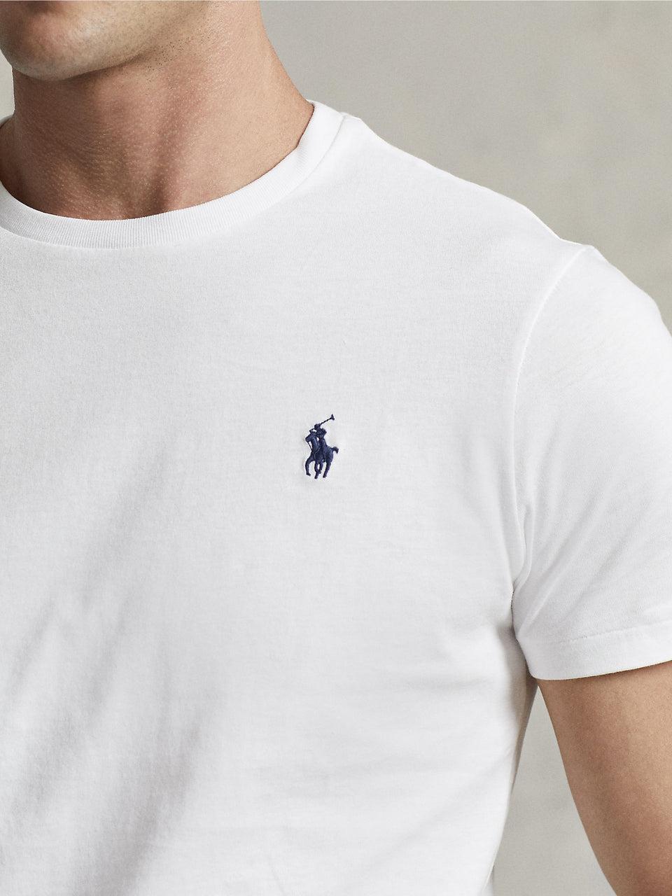 RALPH LAUREN T-shirt in Cotone Basica Bianca Pezzi Unici