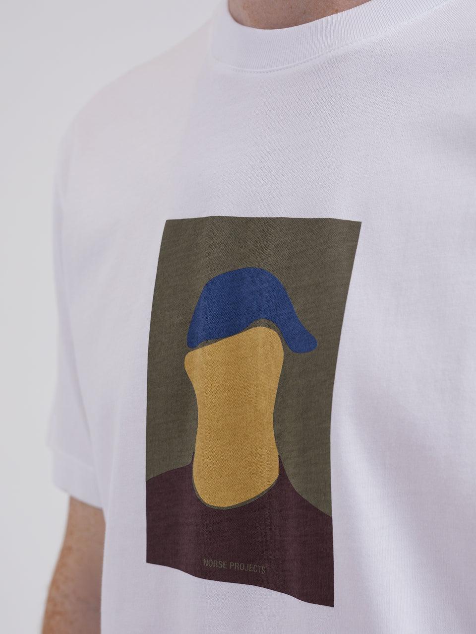 NORSE PROJECTS T-shirt con Stampa Serigrafata Bianco Acquista Ora