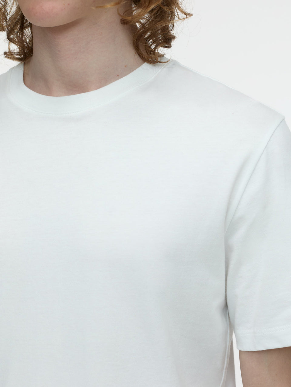 CLOSED T-shirt Girocollo in Jersey Bianco Promozione Limitata