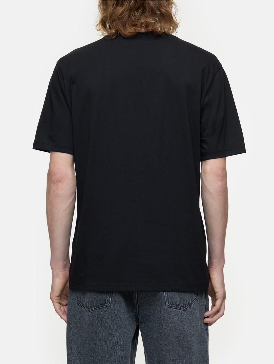 CLOSED T-shirt Girocollo in Jersey Nero Fino Al -60%