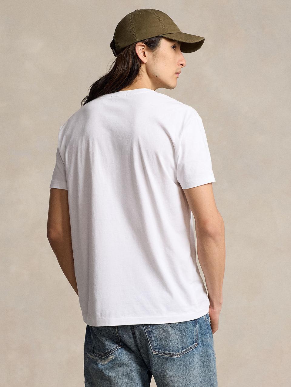 RALPH LAUREN T-shirt Girocollo Polo Bear Bianco Affare Del Giorno