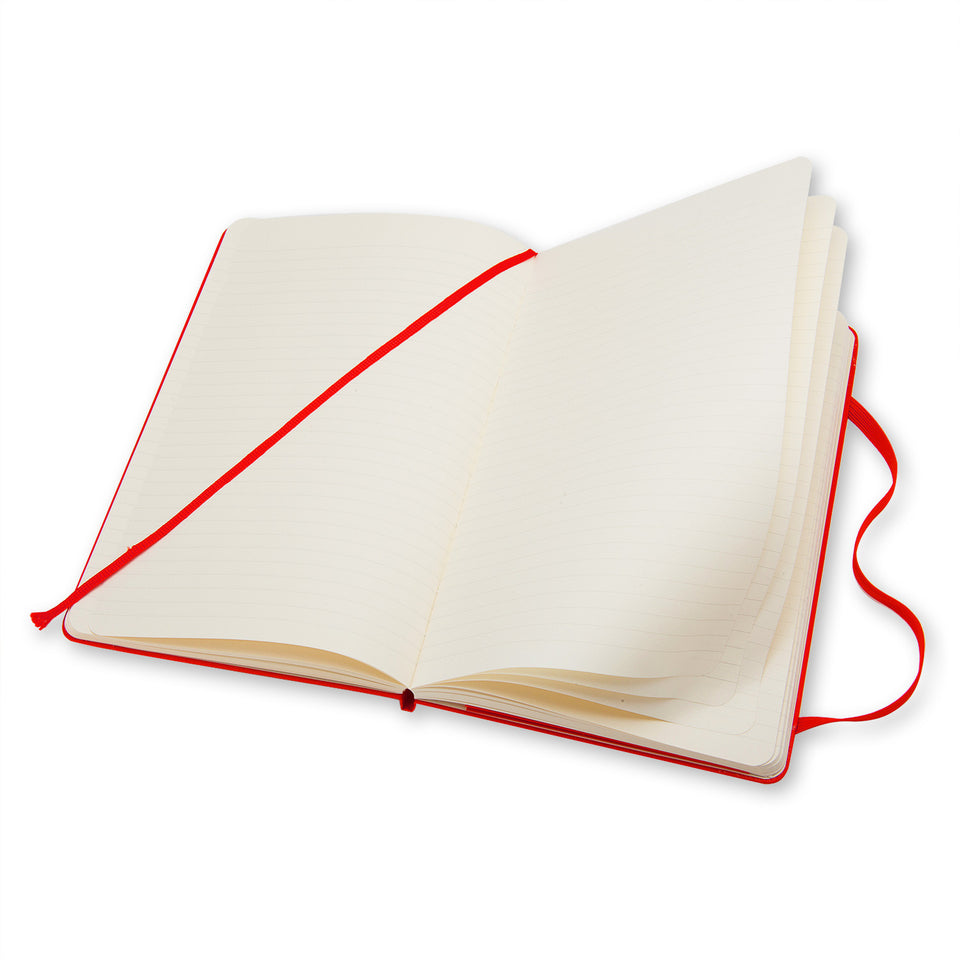 MOLESKINE Taccuino rosso a righe hard - Large QP060R ROSSO Sconto