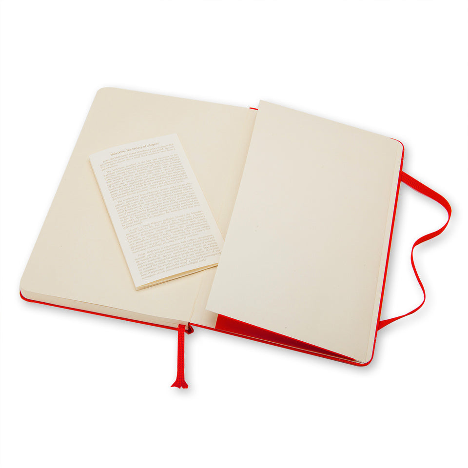 MOLESKINE Taccuino rosso a righe hard - Large QP060R ROSSO Sconto