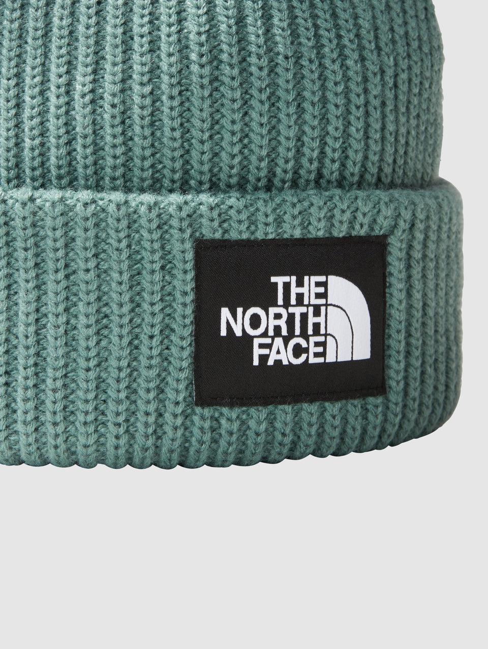 THE NORTH FACE Berretto in Maglia a Coste con Logo Salvia Pezzi Unici
