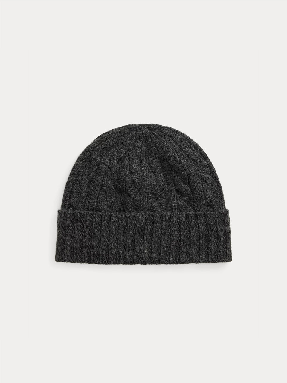 RALPH LAUREN Cappello in Lana a Trecce Grigio Qualità Garantita