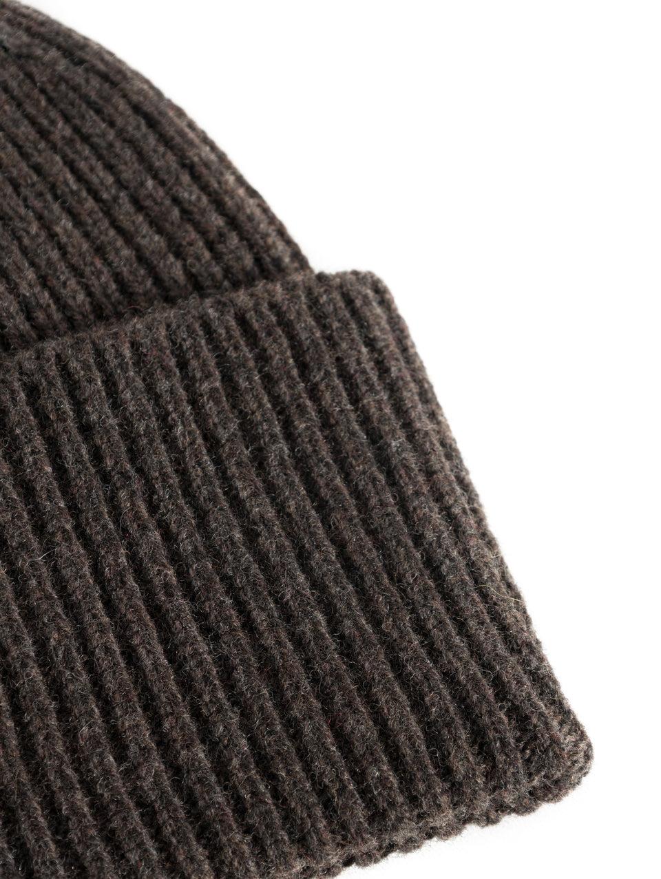 NORSE PROJECTS Berretto in Lana a Coste Marrone Acquista Ora