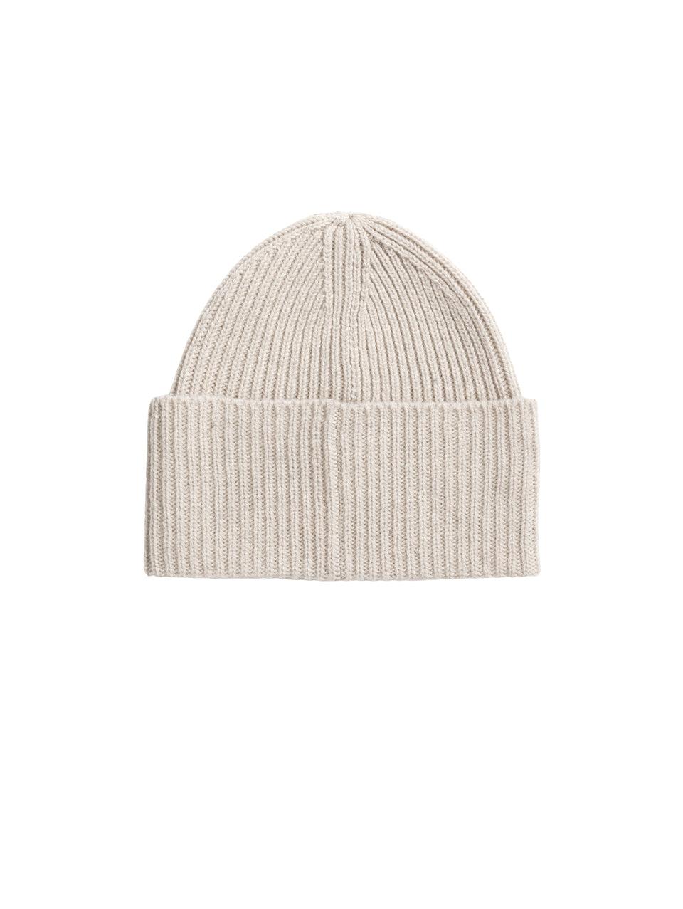 NORSE PROJECTS Berretto in Lana a Coste Farina Promozione Limitata