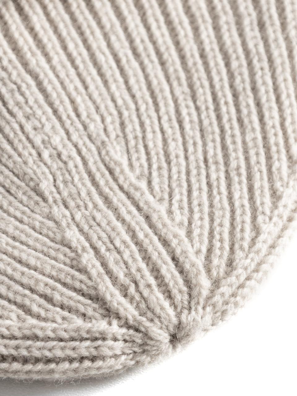 NORSE PROJECTS Berretto in Lana a Coste Farina Promozione Limitata