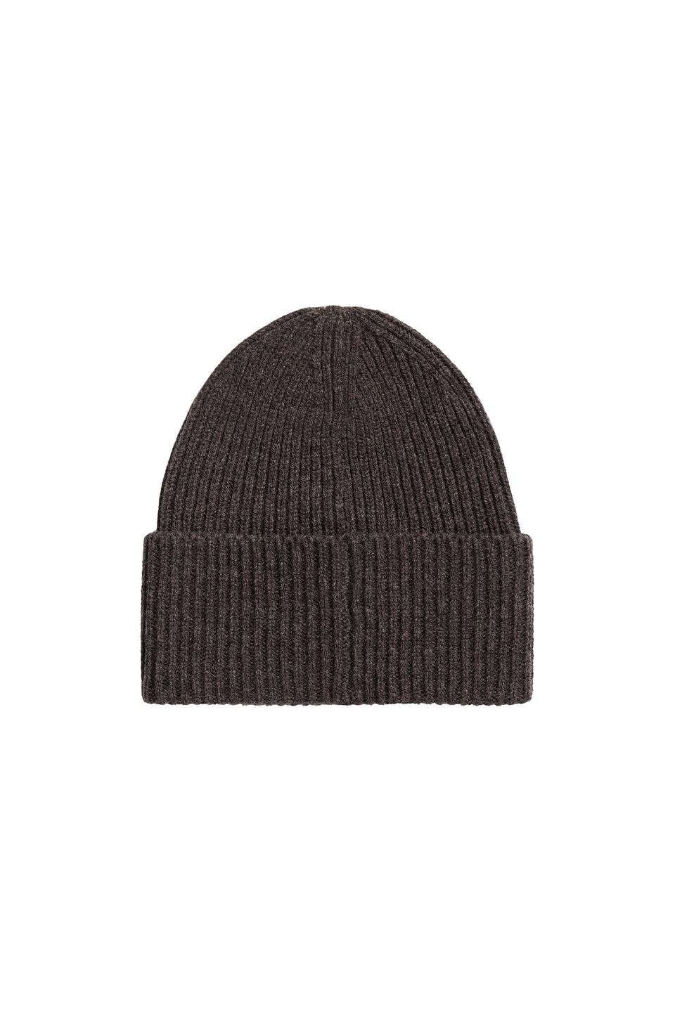 NORSE PROJECTS Capello Beanie in Lana Merinos Marrone Sottocosto
