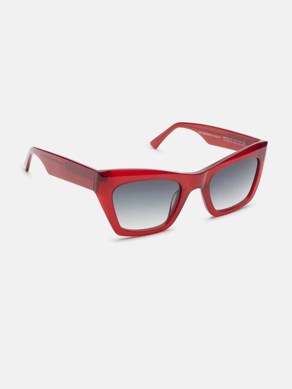 DISTRICT PEOPLE Occhiali da Sole Maryle Bone Rosso Saldi Di Fabbrica
