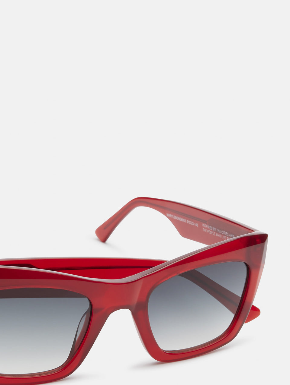 DISTRICT PEOPLE Occhiali da Sole Maryle Bone Rosso Saldi Di Fabbrica